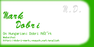 mark dobri business card